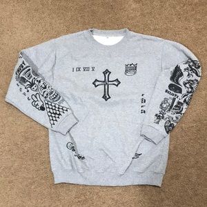 Justin Bieber tattoo sweatshirt